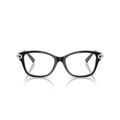 Tiffany & Co 0tf2266 Dual-tone Rectangular Acetate Eyeglasses In White