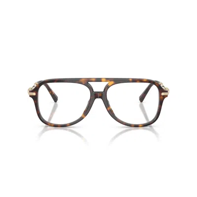 Tiffany & Co 0tf2283 Tortoiseshell Aviator Eyeglasses In Brown