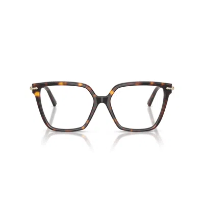 Tiffany & Co 0tf2290bu Bold Oversized Square Frame Tortoiseshell Eyeglasses In Multi