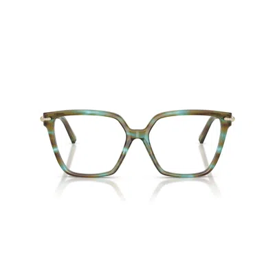 Tiffany & Co 0tf2290bu Oversized Square Eyeglasses In Green