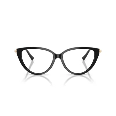 Tiffany & Co 0tf2292 Cat-eye Sunglasses With Gold Accents In Black