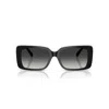 Tiffany & Co . 55mm Gradient Rectangular Sunglasses In Black