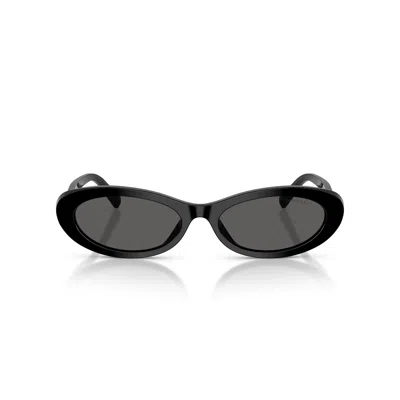 Tiffany & Co 0tf4250 Elongated Oval Sunglasses In Black