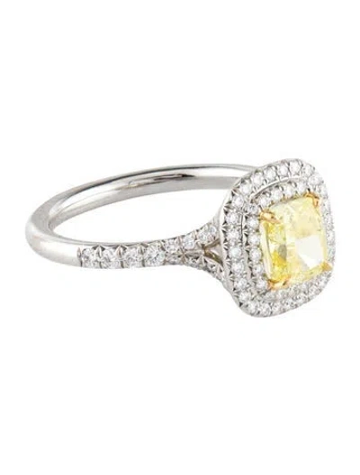 Pre-owned Tiffany & Co 1.01ct Diamond Soleste Engagement Ring In Multi