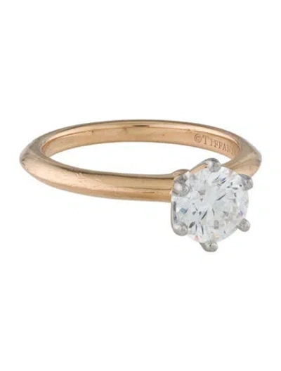 Pre-owned Tiffany & Co 1.03ct Diamond Engagement Ring In Multi