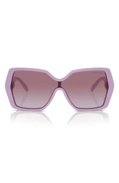 Tiffany & Co Sleek Cat-eye Sunglasses For Women In Purple