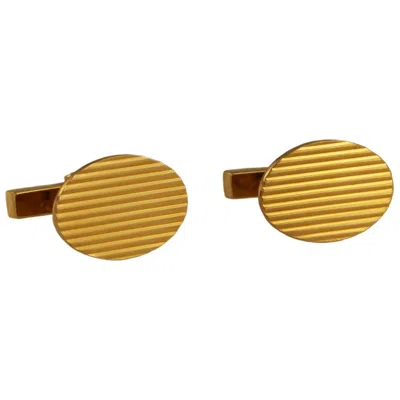 Pre-owned Tiffany & Co . 14 Karat Yellow Gold Men's Cufflinks
