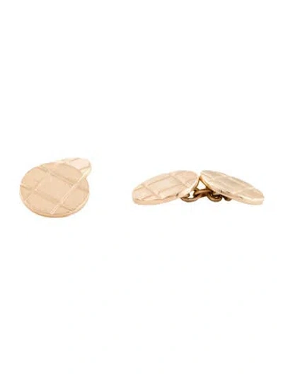 Pre-owned Tiffany & Co 14k Cufflinks In Multi