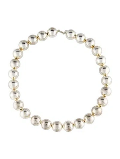 Pre-owned Tiffany & Co 16mm Ball Bead Necklace, 17.75" In Multi