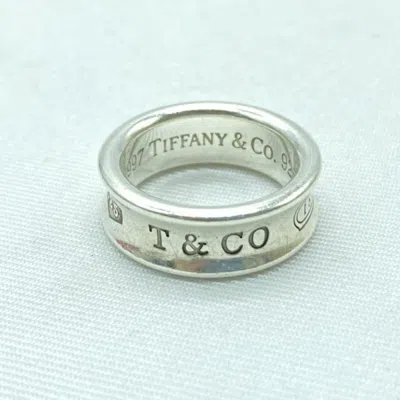 Pre-owned Tiffany & Co 1837 925 Band Ring ()