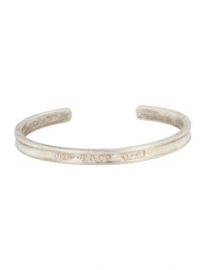 Pre-owned Tiffany & Co 1837 Cuff Bracelet, 6.25" In Multi