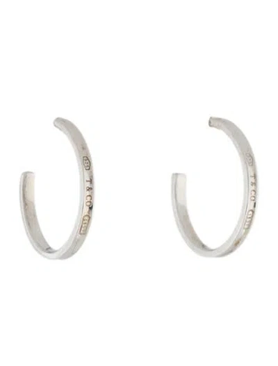 Pre-owned Tiffany & Co 1837 Hoop Earrings In Multi