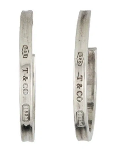 Pre-owned Tiffany & Co 1837® Hoop Earrings In Multi