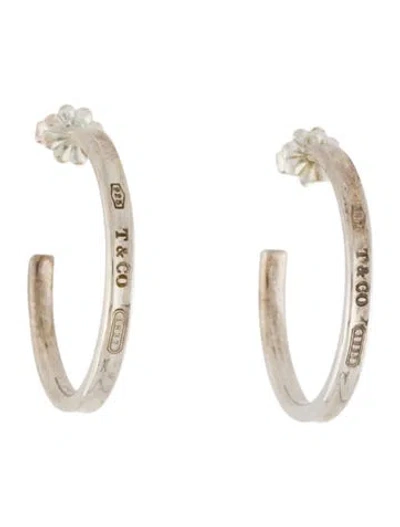Pre-owned Tiffany & Co 1837® Medium Hoop Earrings In Multi
