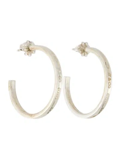 Pre-owned Tiffany & Co 1837® Medium Hoop Earrings In Multicolor