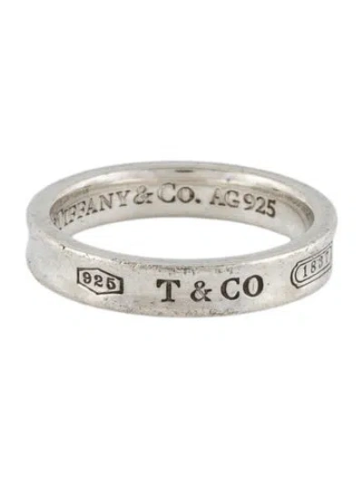 Pre-owned Tiffany & Co 1837 Narrow Band Ring In Multi
