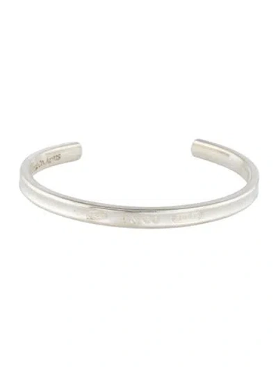 Pre-owned Tiffany & Co 1837 Narrow Cuff Bracelet, 6.5" In Multi