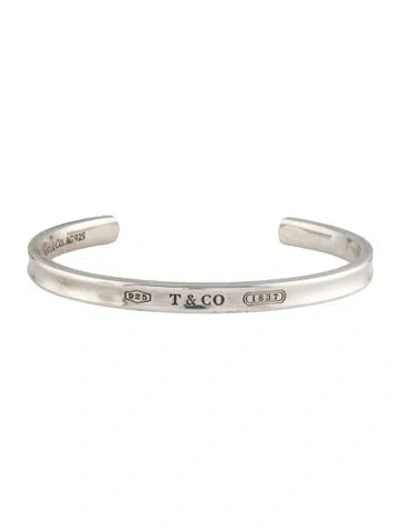 Pre-owned Tiffany & Co 1837 Narrow Cuff Bracelet, 6.75" In Multi