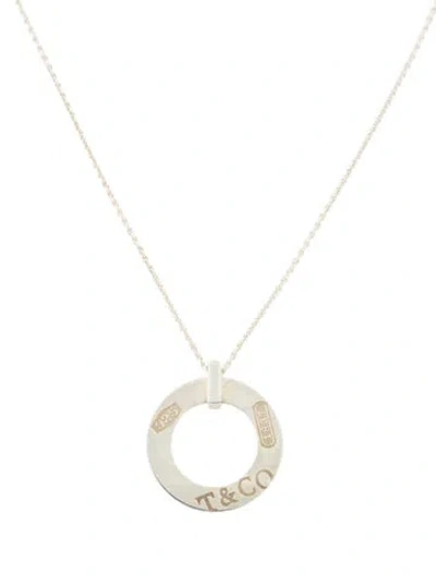 Pre-owned Tiffany & Co 1837® Open Circle Pendant Necklace, 16" In Multi