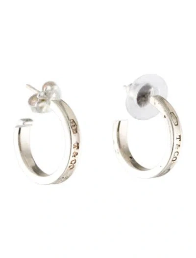 Pre-owned Tiffany & Co 1837 Small Hoop Earrings In Multi