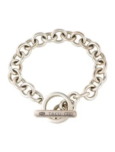 Pre-owned Tiffany & Co 1837 Toggle Link Bracelet, 5.5" In Multi