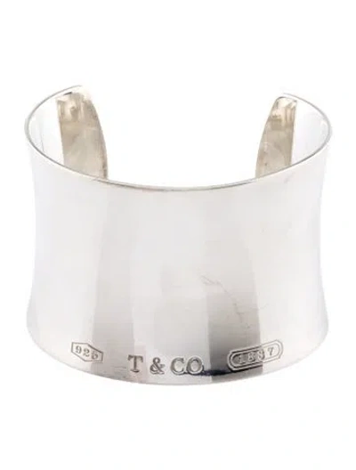 Pre-owned Tiffany & Co 1837 Wide Cuff Bracelet, 7" In Multi