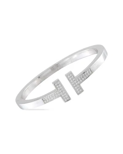 Tiffany & Co . 18k 0.74 Ct. Tw. Diamond Bracelet (authentic Pre-loved) In Metallic