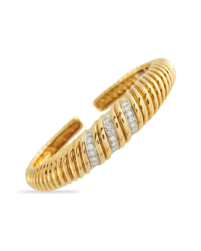 Tiffany & Co . 18k 1.00 Ct. Tw. Diamond Bracelet (authentic Pre-loved) In Gold