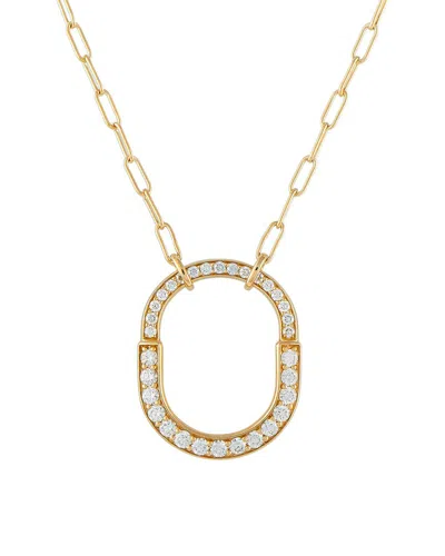 Tiffany & Co . 18k 1.25 Ct. Tw. Diamond Necklace (authentic Pre-loved) In Gold