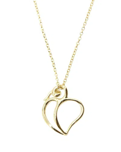 Tiffany & Co . 18k Apple Leaf Necklace (authentic Pre-loved) In Gold