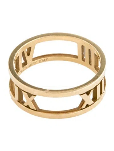 Pre-owned Tiffany & Co 18k Atlas Open Ring In Multi