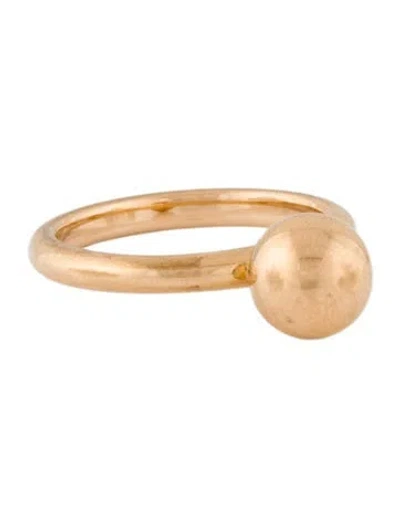Pre-owned Tiffany & Co 18k Ball Ring In Multi