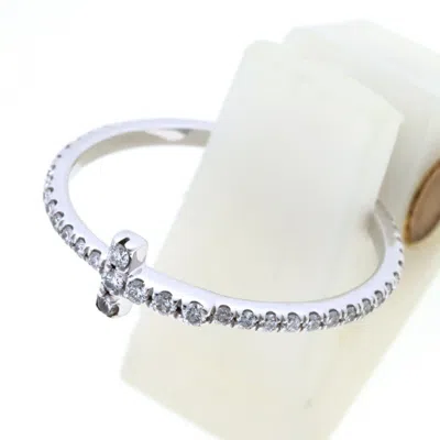 Pre-owned Tiffany & Co (18k) Band Ring () In White