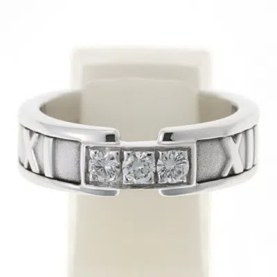 Pre-owned Tiffany & Co (18k) Band Ring () In White