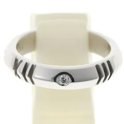 Pre-owned Tiffany & Co (18k) Band Ring () In White