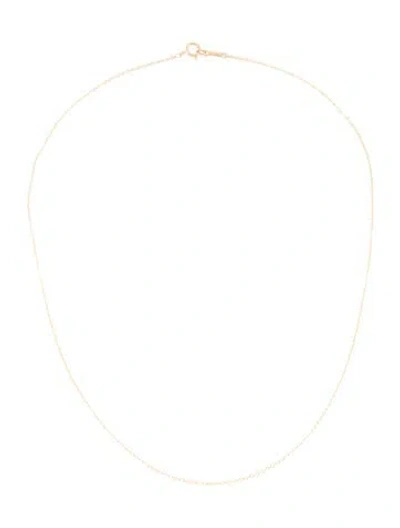 Pre-owned Tiffany & Co 18k Chain Necklace, 16" In Multi