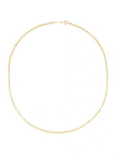 Pre-owned Tiffany & Co 18k Chain Necklace, 17.25" In Multi