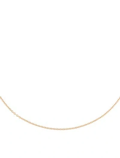 Pre-owned Tiffany & Co 18k Chain Necklace, 24" In Multi