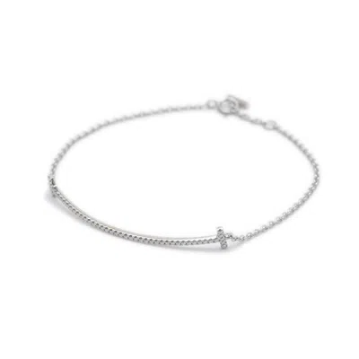 Pre-owned Tiffany & Co (18k) Charm Bracelet () In White