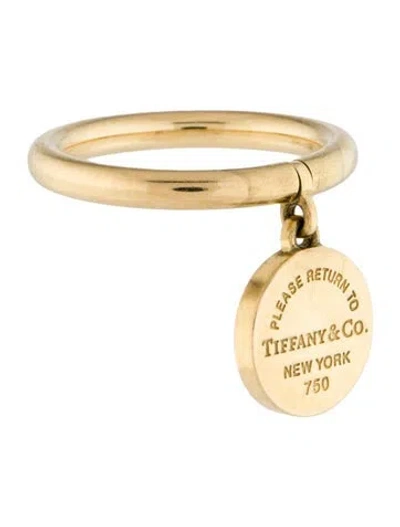 Pre-owned Tiffany & Co 18k Charm Ring In Multi