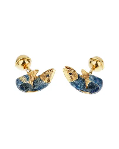 Tiffany & Co . 18k Cufflinks (authentic Pre-loved) In Gold