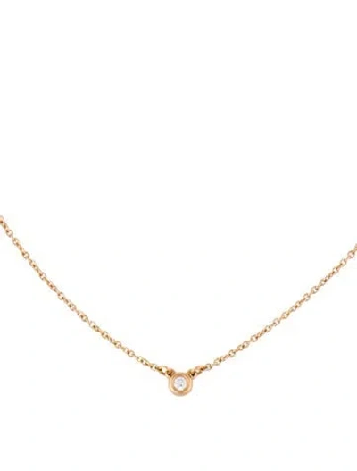 Pre-owned Tiffany & Co 18k Diamond By The Yard Single Station Necklace, 16" In Multi
