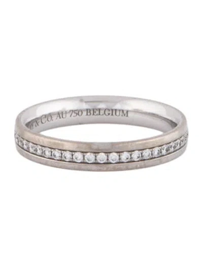 Pre-owned Tiffany & Co 18k Diamond Eternity Band In Multi