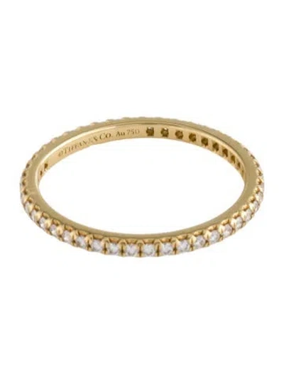 Pre-owned Tiffany & Co 18k Diamond Eternity Band In Multi