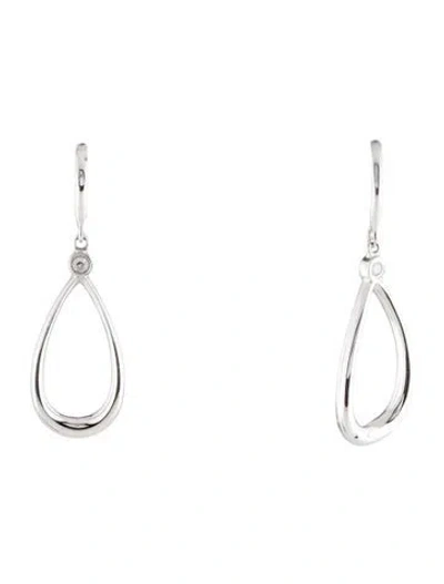 Pre-owned Tiffany & Co 18k Diamond Garden Drop Earrings In Multi