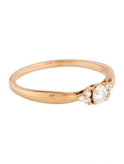 Pre-owned Tiffany & Co 18k Diamond Harmony Ring In Multi