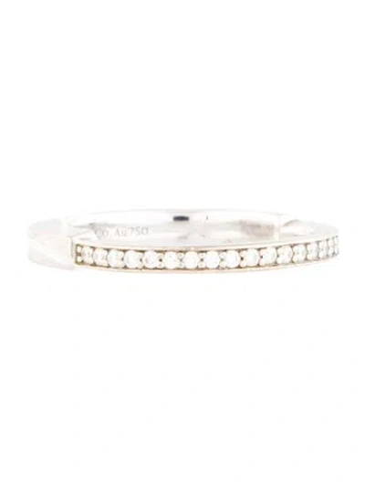 Pre-owned Tiffany & Co 18k Diamond Lock Band In Multi