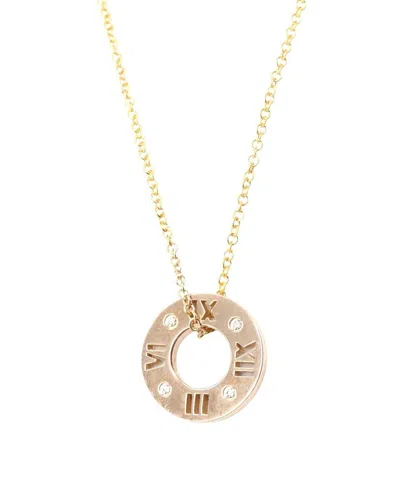 Pre-owned Tiffany & Co . 18k Diamond Necklace (authentic Pre-loved)