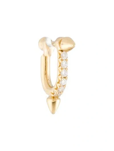 Pre-owned Tiffany & Co 18k Diamond Pharrell Williams Titan Small Single Earring In Multicolor