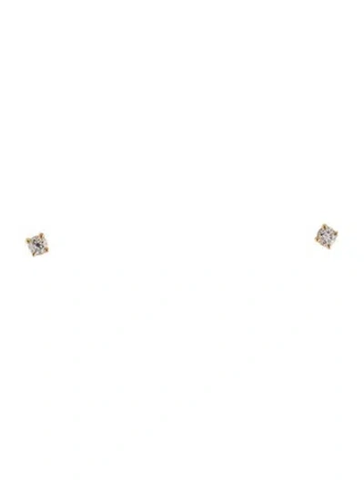 Pre-owned Tiffany & Co 18k Diamond Studs In Multi